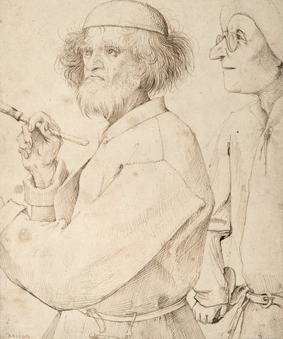 Der Maler und der Käufer von Pieter Bruegel the Elder