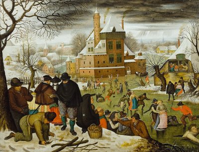 Die vier Jahreszeiten, Winter von Pieter Brueghel the Younger