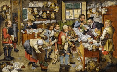 Die Zahlung des Zehnten, bekannt als Dorfrechtsanwalt von Pieter Brueghel the Younger