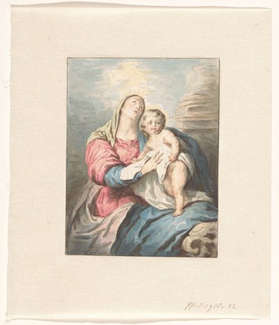 Madonna mit Kind von Pieter Christoffel Wonder