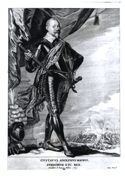 Porträt von Gustav Adolf der Große, König der Schweden (1592-1632), 1650 von Pieter Claesz Soutman