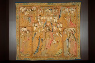 Flämische Tapisserie. Verkündigung, ca. 1502-04 von Pieter Coecke van Aelst