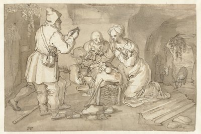 Anbetung der Hirten von Pieter Cornelisz. van Rijck