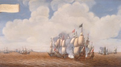 Die erste Schlacht von Öland am 31. Mai 1564 von Pieter Cornelisz van Soest