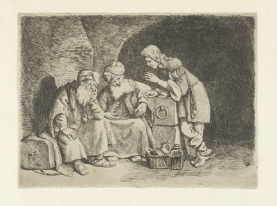 Joseph deutet die Träume des Bäckers und des Mundschenks von Pieter Fransz de Grebber