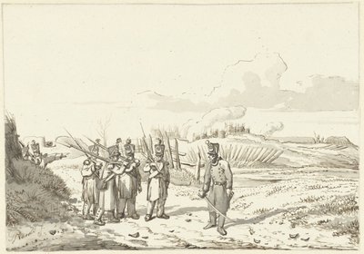 Eine Patrouille, 1813-1814 von Pieter Gerardus van Os (signed by artist)