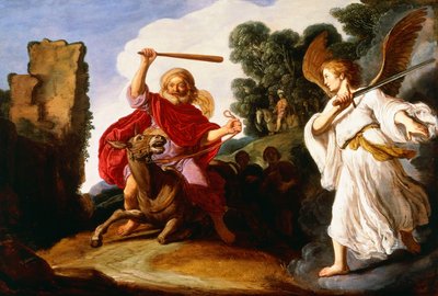 Bileam und die Eselin, 1622 von Pieter Lastman
