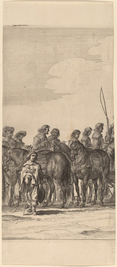 Einzug von Marie de Medici in Amsterdam [Tafel 5 von 6] von Pieter Nolpe
