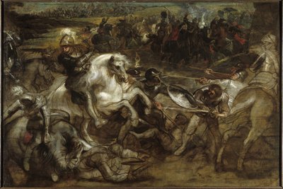 Heinrich IV. in der Schlacht von Ivry von Pieter Paul Rubens
