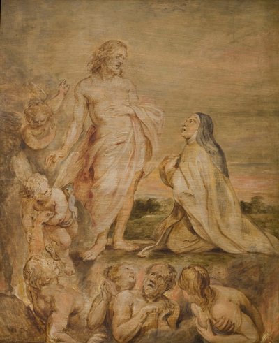Die Vision der Heiligen Teresa von Avila von Pieter Paul Rubens