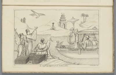 Bootsfahrt nach einer chinesischen Hochzeit von Pieter Schenk (II)