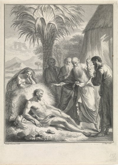 Hiob auf dem Misthaufen von Pieter Tanjé