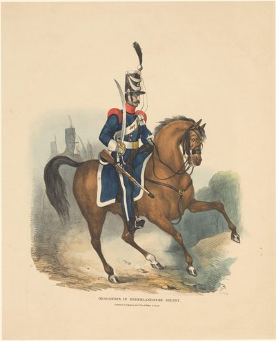 Soldat zu Pferd von Pieter Wilhelmus van de Weijer