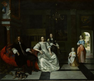 Die Familie Jacott-Hoppesack von Pieter de Hooch