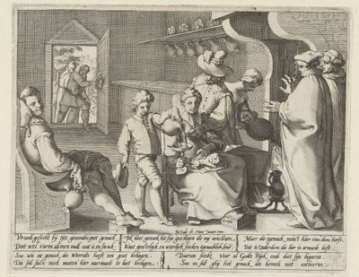 Allegorie auf die Bequemlichkeit von Pieter de Jode (I)