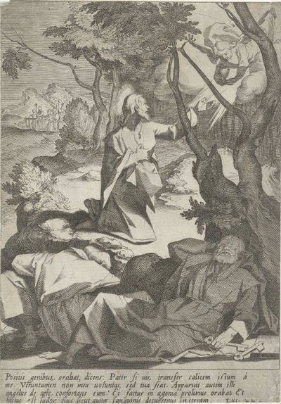 Christus im Garten Gethsemane von Pieter de Jode (I)