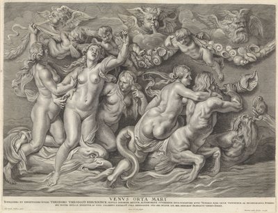 Venus auf dem Meer von Pieter de Jode (II)