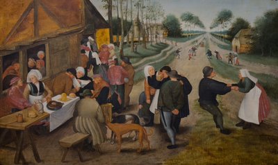 Flämische Kirmes, zweite Hälfte des 16. Jahrhunderts von Pieter the Younger (studio of) Brueghel