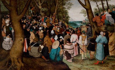 Predigt von Johannes dem Täufer von Pieter the Younger Brueghel