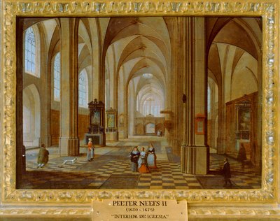 Innenraum einer Kirche von Pieter the Younger Neefs