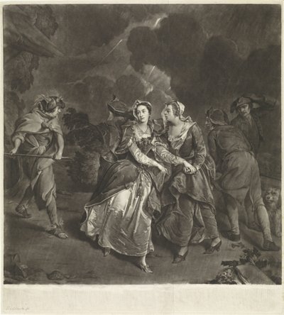 Schauspielerin Susannah Maria Cibber in der Rolle der Cordelia von Pieter van Bleeck