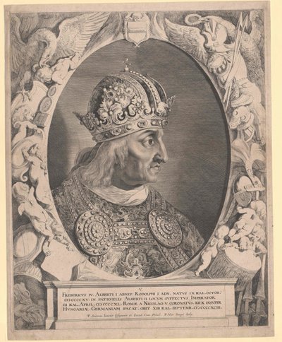 Heiliger Römischer Kaiser Friedrich III. (Druck) von Pieter van Sompel