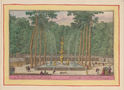 Brunnen der Liebe in Aranjuez von Pieter van den Berge