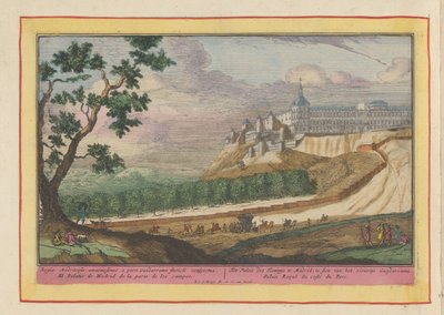 Ansicht des Königlichen Palastes in Madrid von Pieter van den Berge