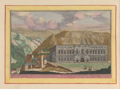 Ansicht des Palastes von Karl V. in Granada von Pieter van den Berge