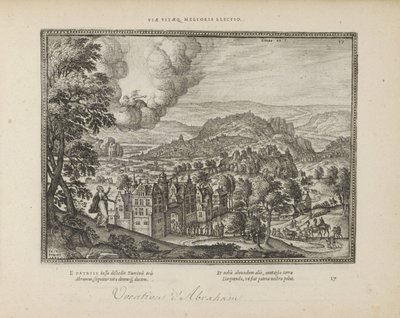 Gott erscheint Abraham von Pieter van der Borcht (I)