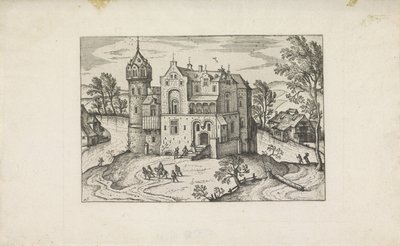 Schloss an einem Fluss von Pieter van der Borcht (I)