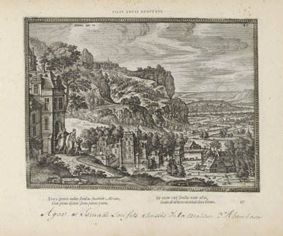 Landschaft mit der Vertreibung von Hagar und Ismael durch Abraham von Pieter van der Borcht (I)