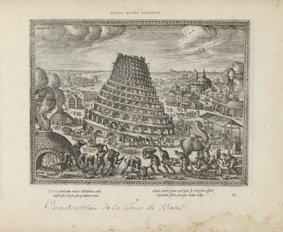 Turm von Babel von Pieter van der Borcht (I)