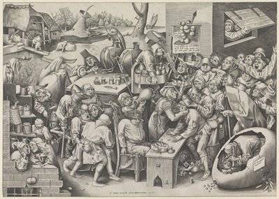 Keisnijder oder die Hexe von Mallegem von Pieter van der Heyden