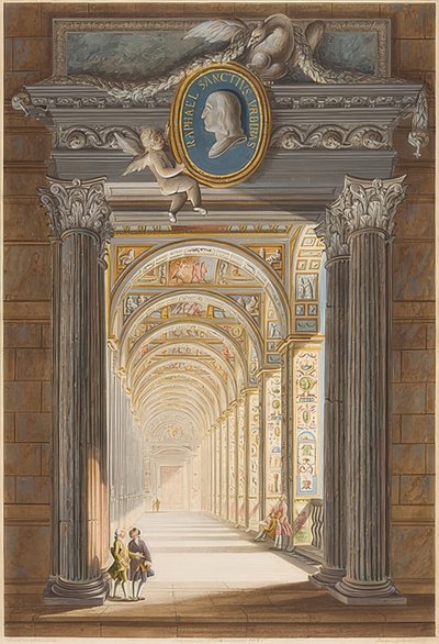 Perspektivische Ansicht der Loggien von Pietro Camporesi