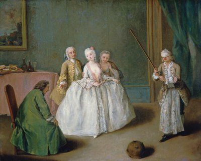 Das Spiel des Kochtopfs von Pietro Longhi