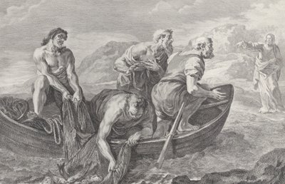 Die Berufung der Heiligen Peter und Andreas, 1730-50 von Pietro Monaco
