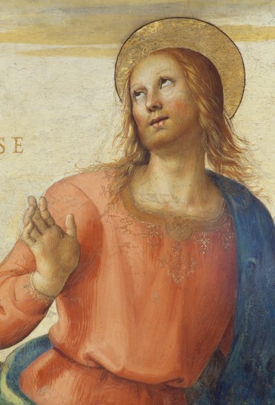 1496-1500, von Perugino, Fresko, Audienzsaal, Collegio del Cambio, Priorenpalast, Perugia, Umbrien, Italien von Pietro Perugino