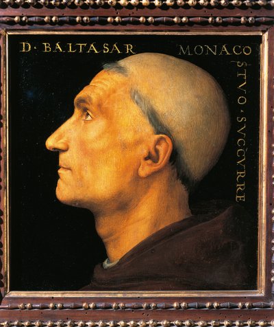 Porträt des Mönchs Balthazar der Abtei Vallombrosa, von Pietro Perugino von Pietro Perugino
