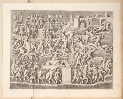 Reliefs am Bogen des Septimius Severus in Rom von Pietro Sante Bartoli