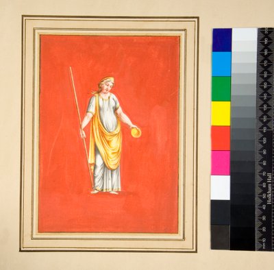 Weibliche Figur mit Stephane von Pietro Santi Bartoli