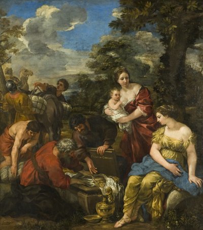 Laban sucht seine Idole von Pietro da Cortona