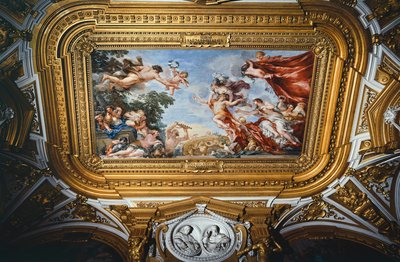 Venus, Planeten-Freskenzyklus, von Pietro da Cortona, Pitti-Palast, Venus-Planetenzimmer, Florenz von Pietro da (1596 1669) Cortona