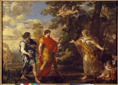 Venus als Jägerin erscheint in Aeneas von Pietro da Cortona
