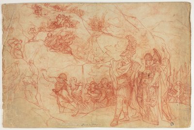 Römischer Kommandant befiehlt Angriff von Pietro da Cortona