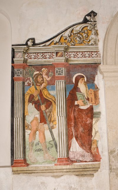 Kirche St. Pietro und Paolo, Valvasone, Friaul, Italien (Fresko) von Pietro da Vicenza