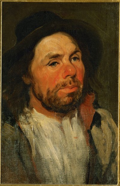 Bauer mit Hut von Piotr Michalowski