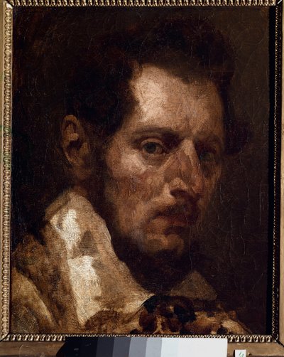 Selbstporträt im Stil von Théodore Géricault von Piotr Michalowski