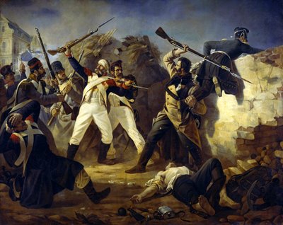 Die heroische Tat des Grenadiers Leonty Korennoy, 1846 von Polidor Ivanovich Babaev