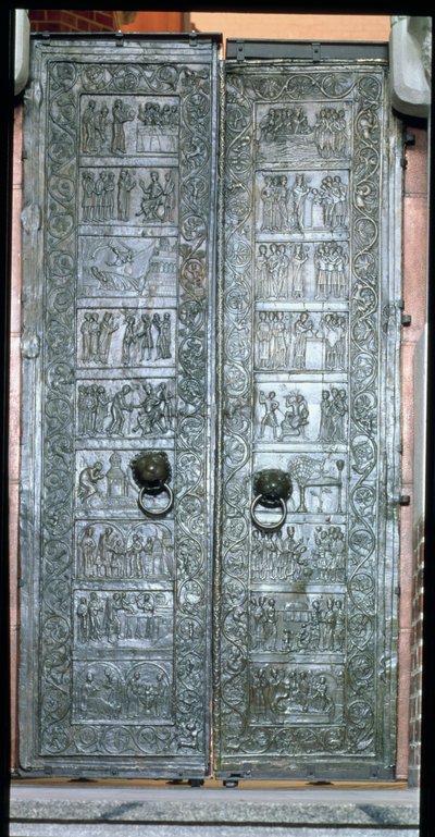 Türen mit Szenen aus dem Leben des St. Adalbert (939-97) von Polish School